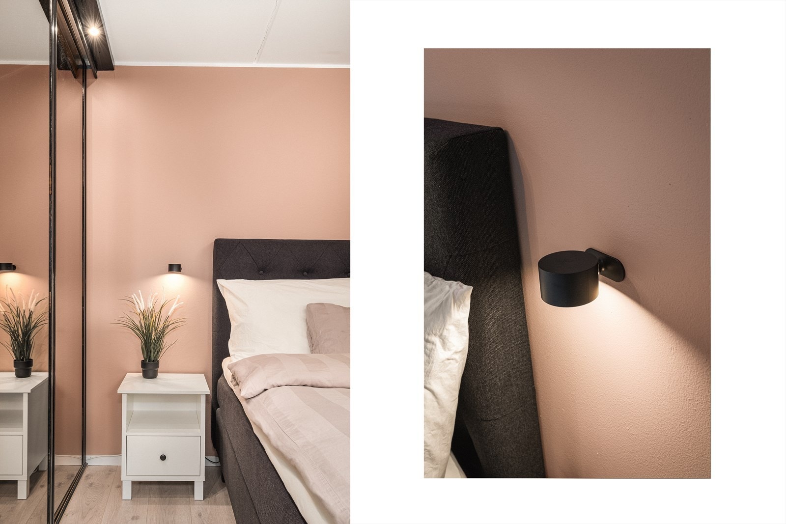 - God plass til dobbeltseng samt øvrig ønsket møblement. Merk vegghengt nattlampe! - Galleribilde