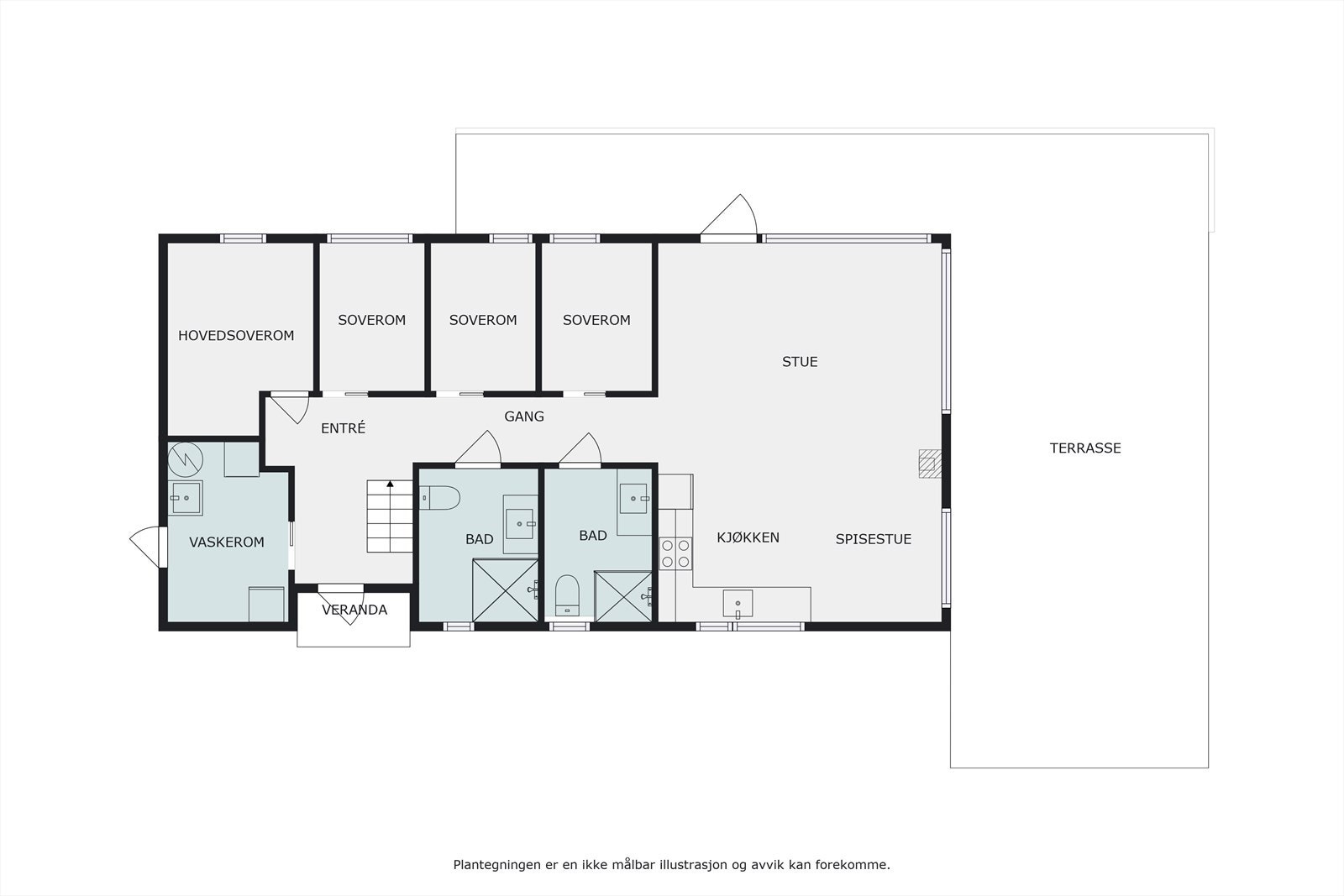 Plantegning Galleribilde