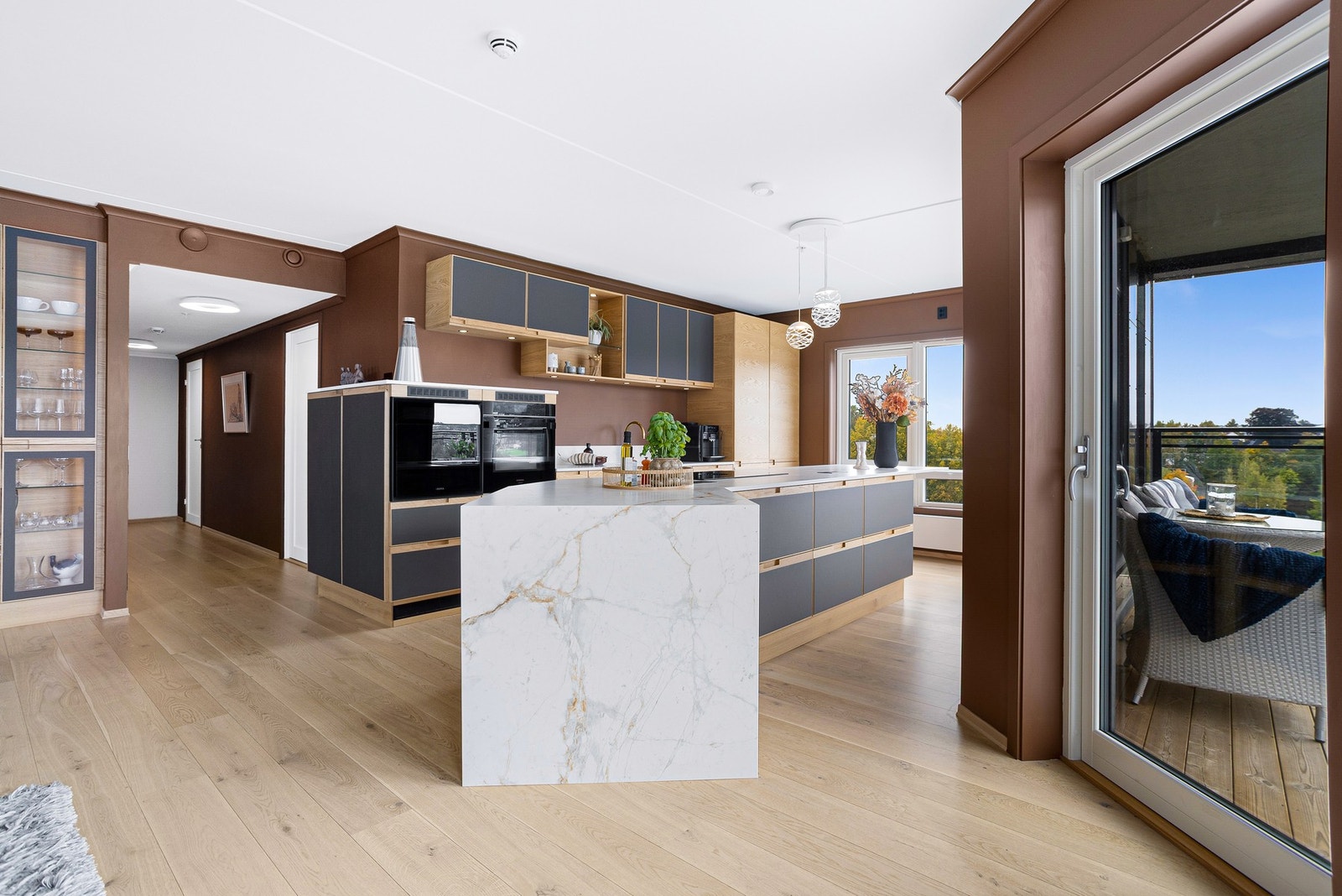 Kjøkkenet med benkeplate i Neolith Galleribilde