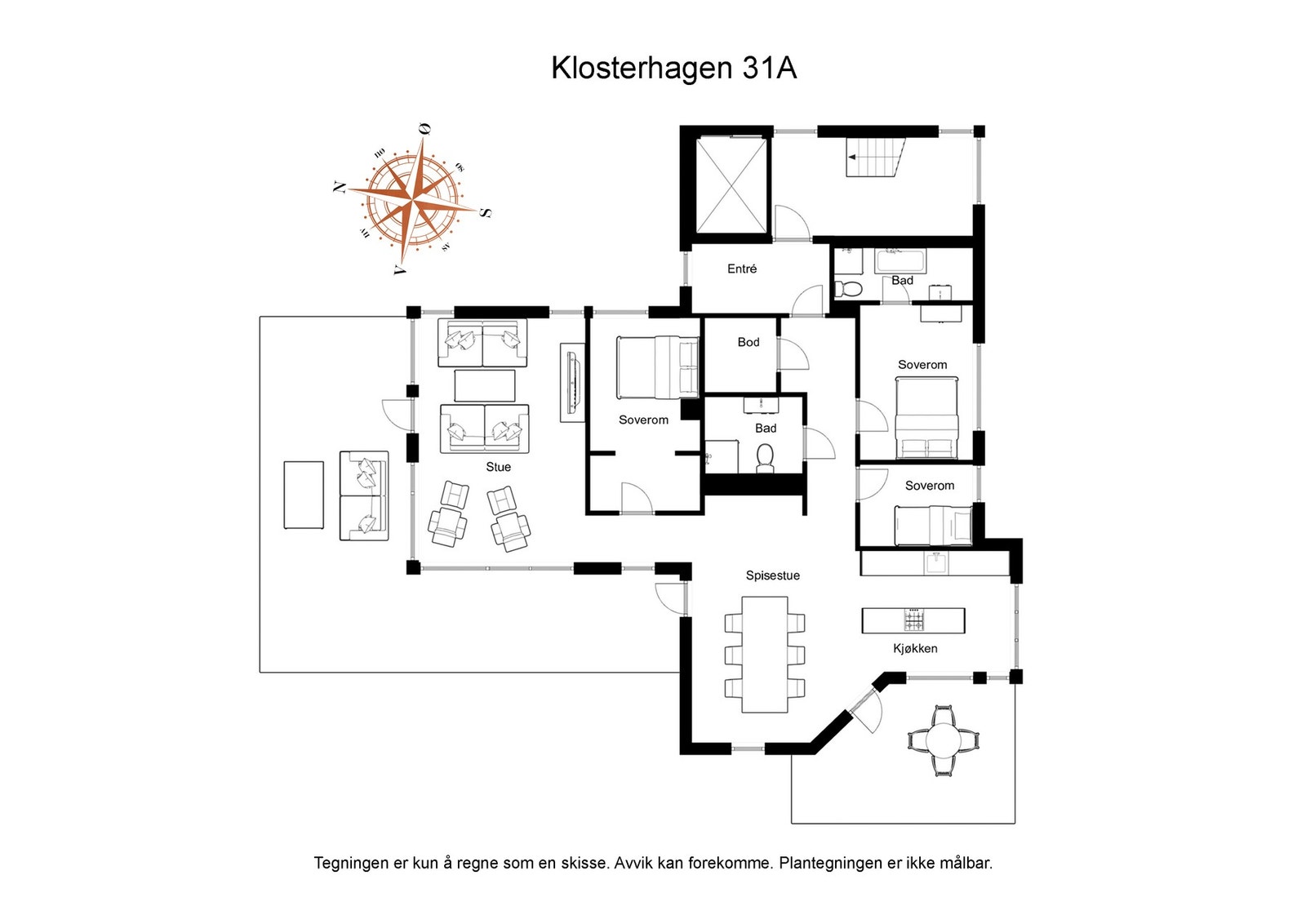 Plantegning Galleribilde