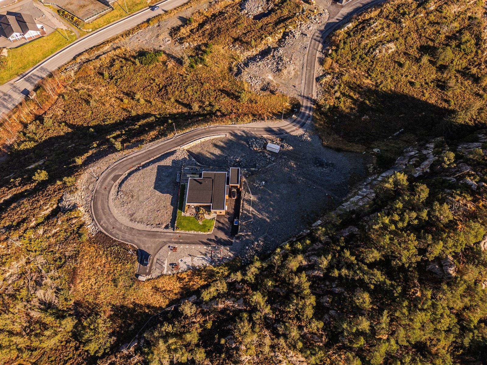 Tomten er klar for bygging umiddelbart. Galleribilde