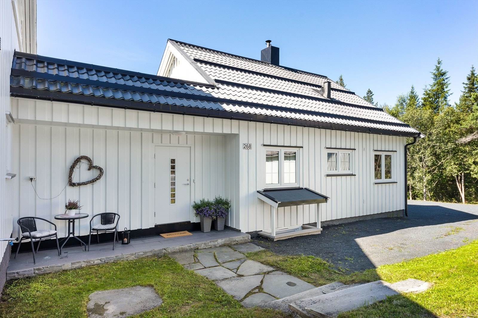 Hyggelig inngangsparti Galleribilde