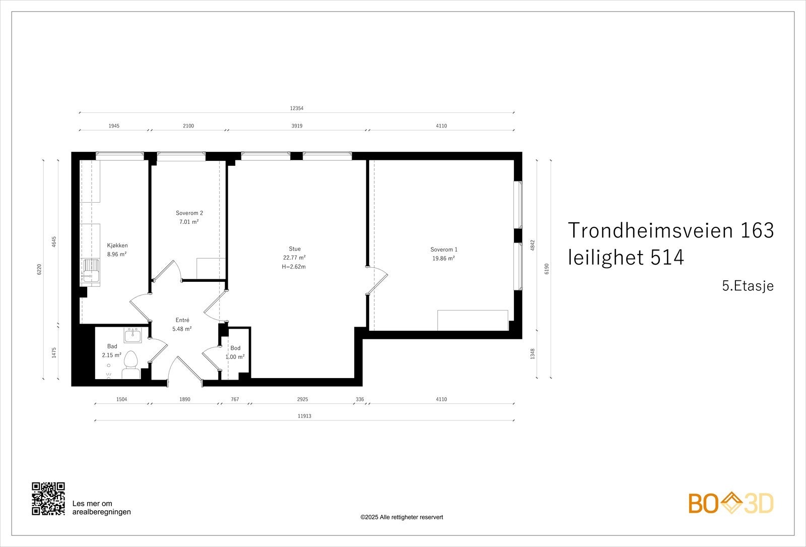 Takstmannens planskisse - Avvik kan forekomme. Galleribilde