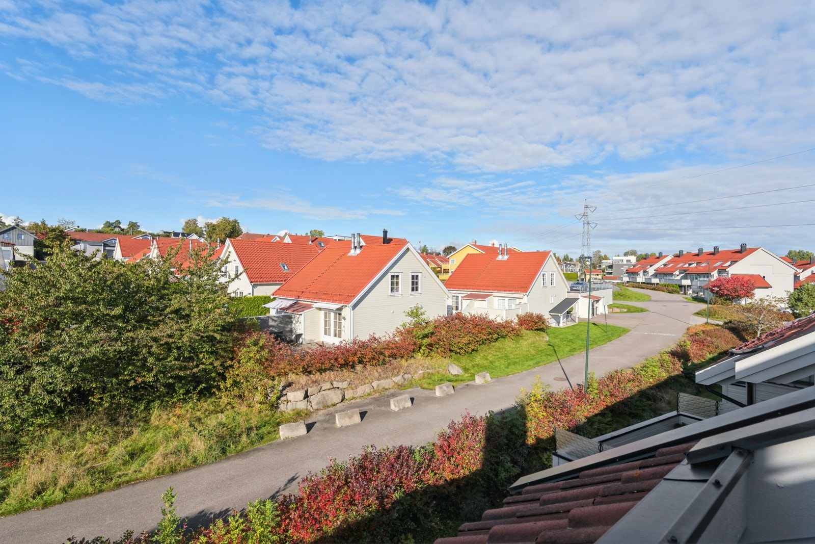 Utsikt fra balkong Galleribilde