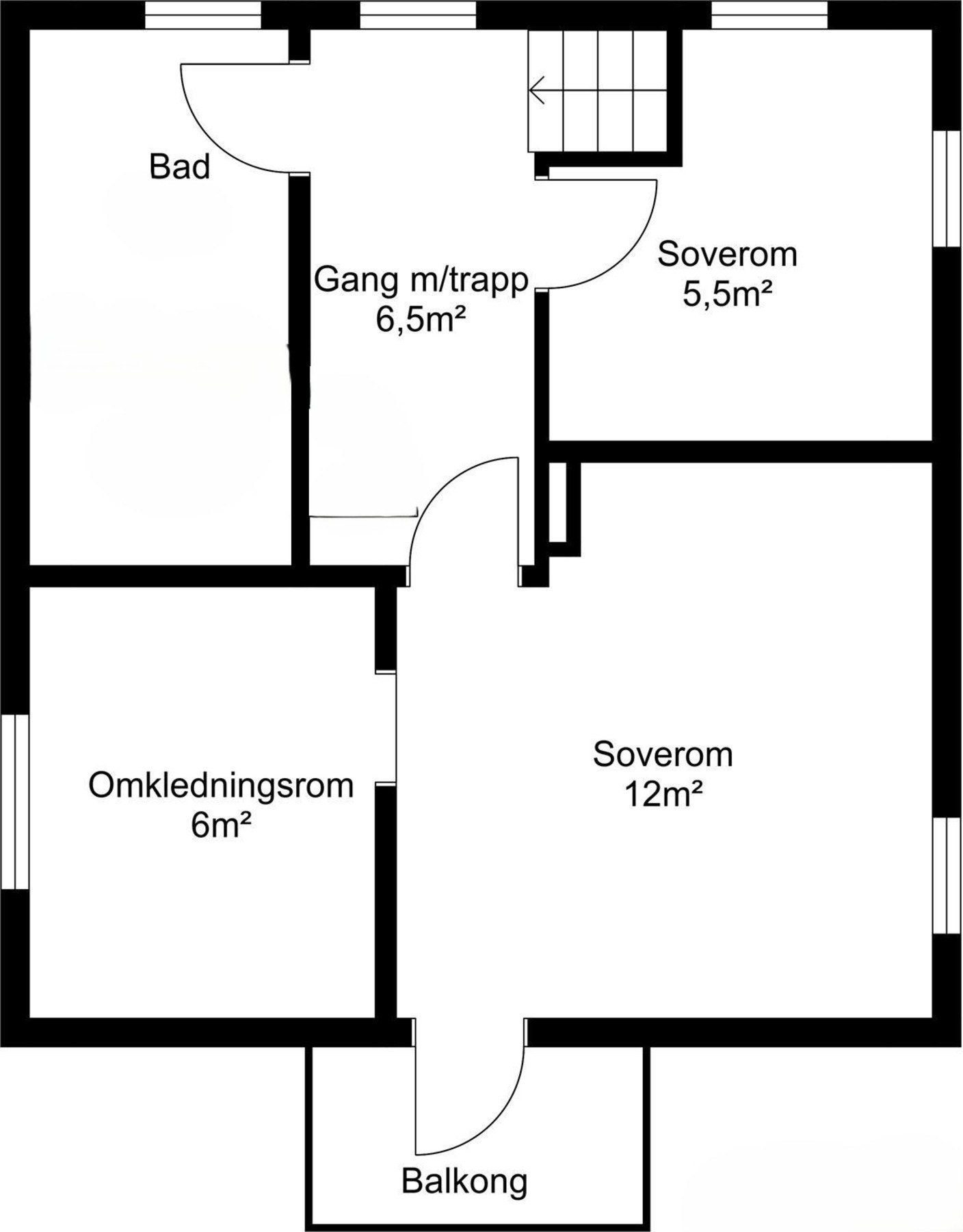 Planskisse 2. etasje Galleribilde