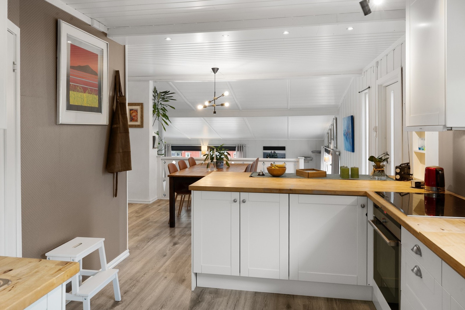 Kjøkkenet ble sist pusset opp i 2017 Galleribilde