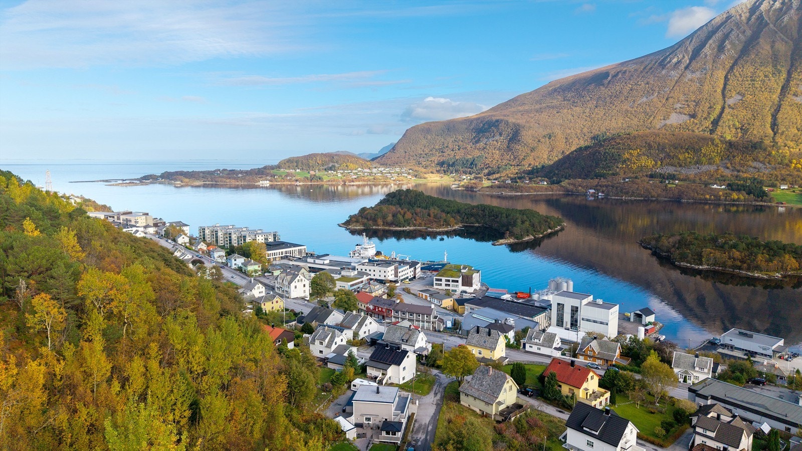 Dronebilde Galleribilde