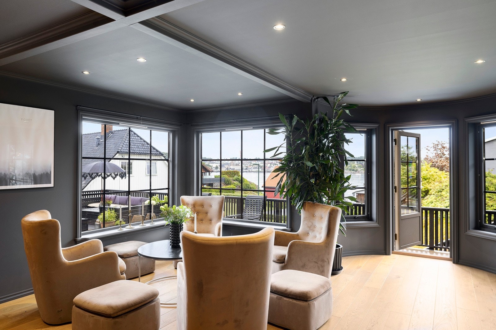 Utsikt fra stuen Galleribilde