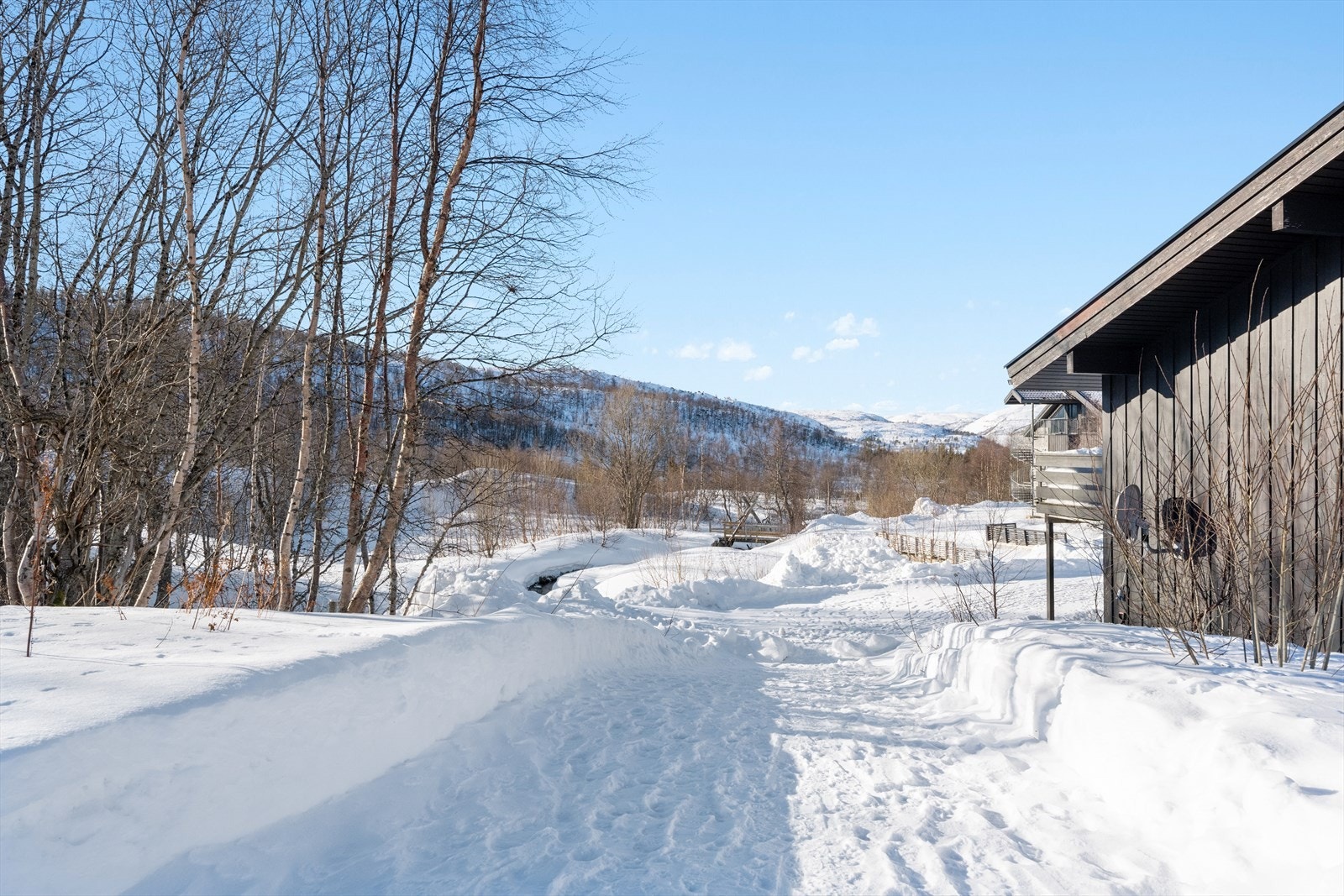 Med kort avstand til turstier og skitrekk rett ved eiendommen, byr beliggenheten på et bredt spekter av aktiviteter året rundt. Galleribilde