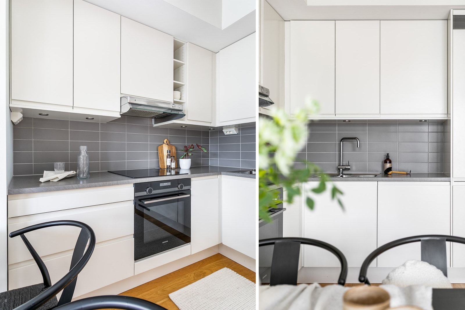 Alle hvitevarer på kjøkkenet er integrert og medfølger. Galleribilde