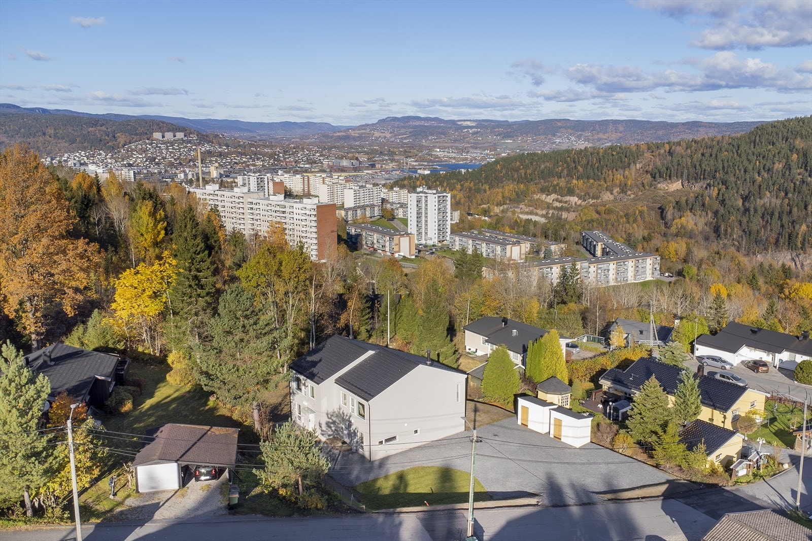 Det er fantastisk utsikt over Drammen! Galleribilde