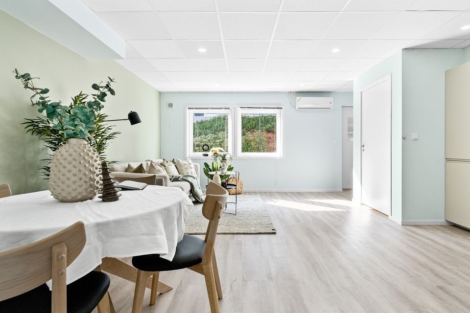 Bustaden har innlagt fiber. Foto er styla. Galleribilde