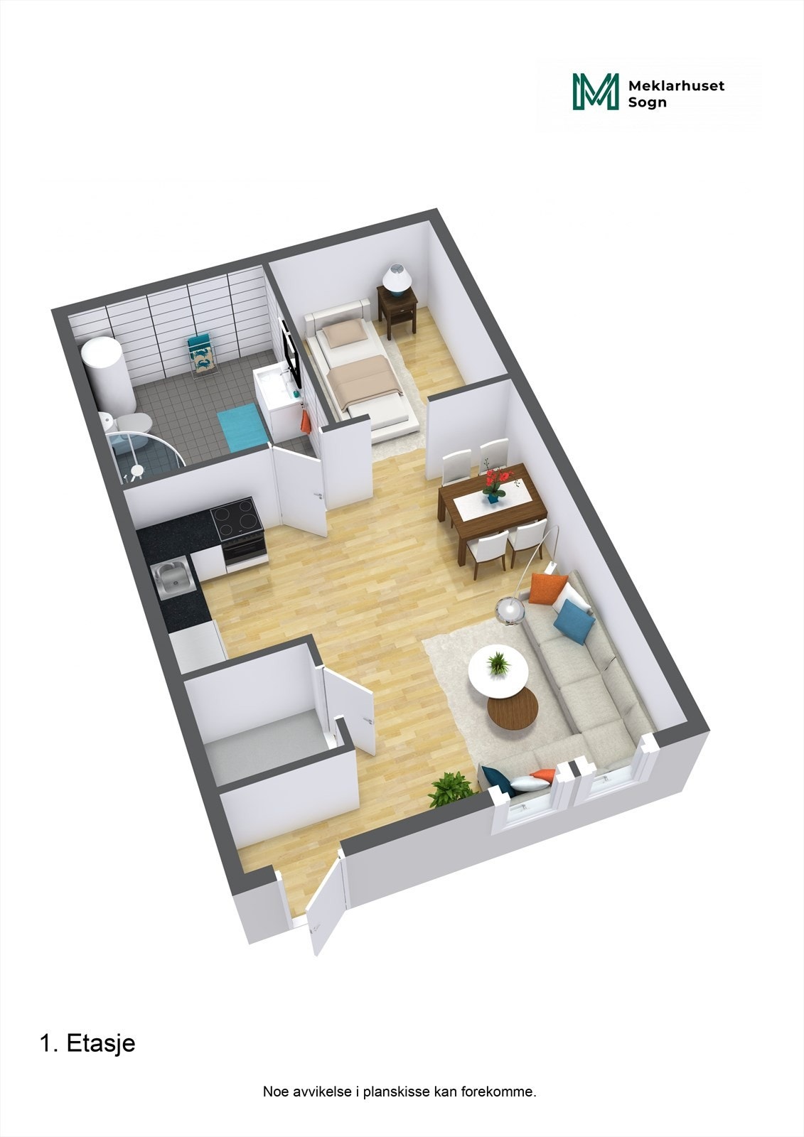 Planteikning 3D Galleribilde