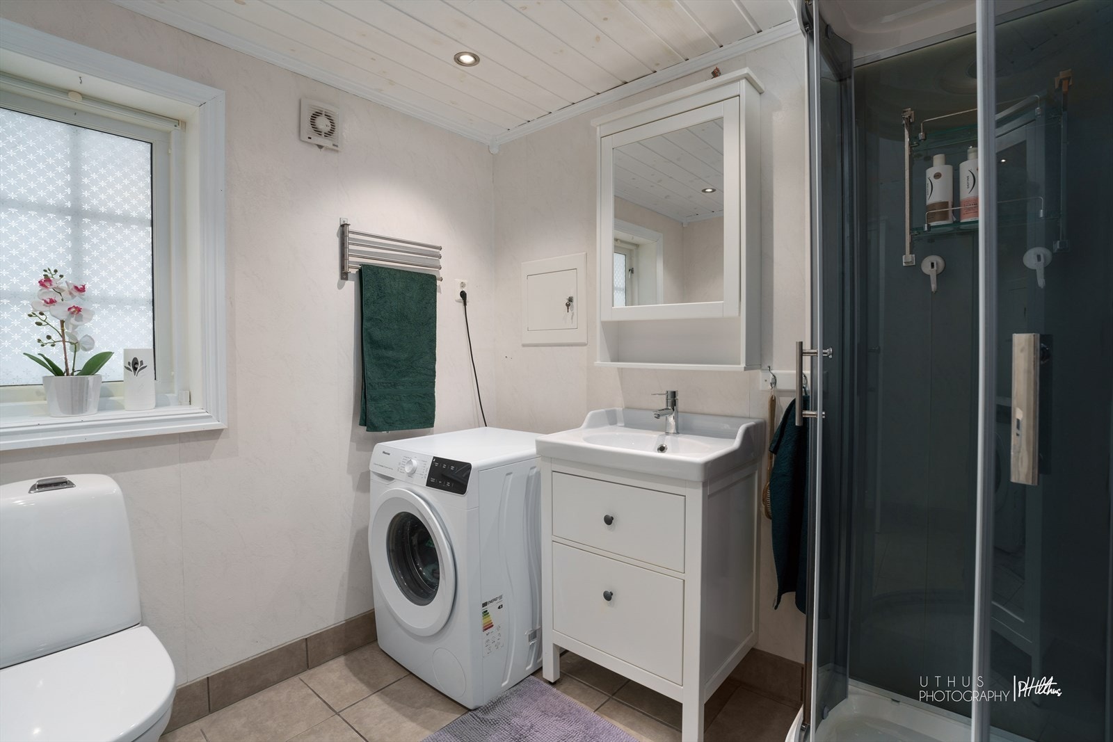 Badet i hovedhuset. Galleribilde