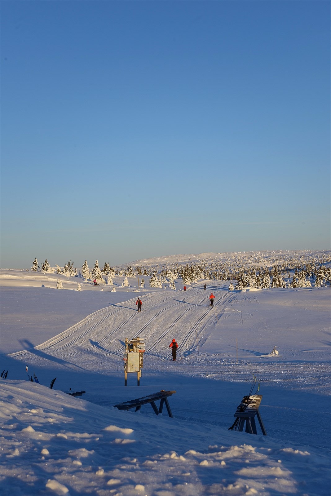 Du har tilgang på milevis med topp preparerte løyper rett utenfor egen dør Galleribilde