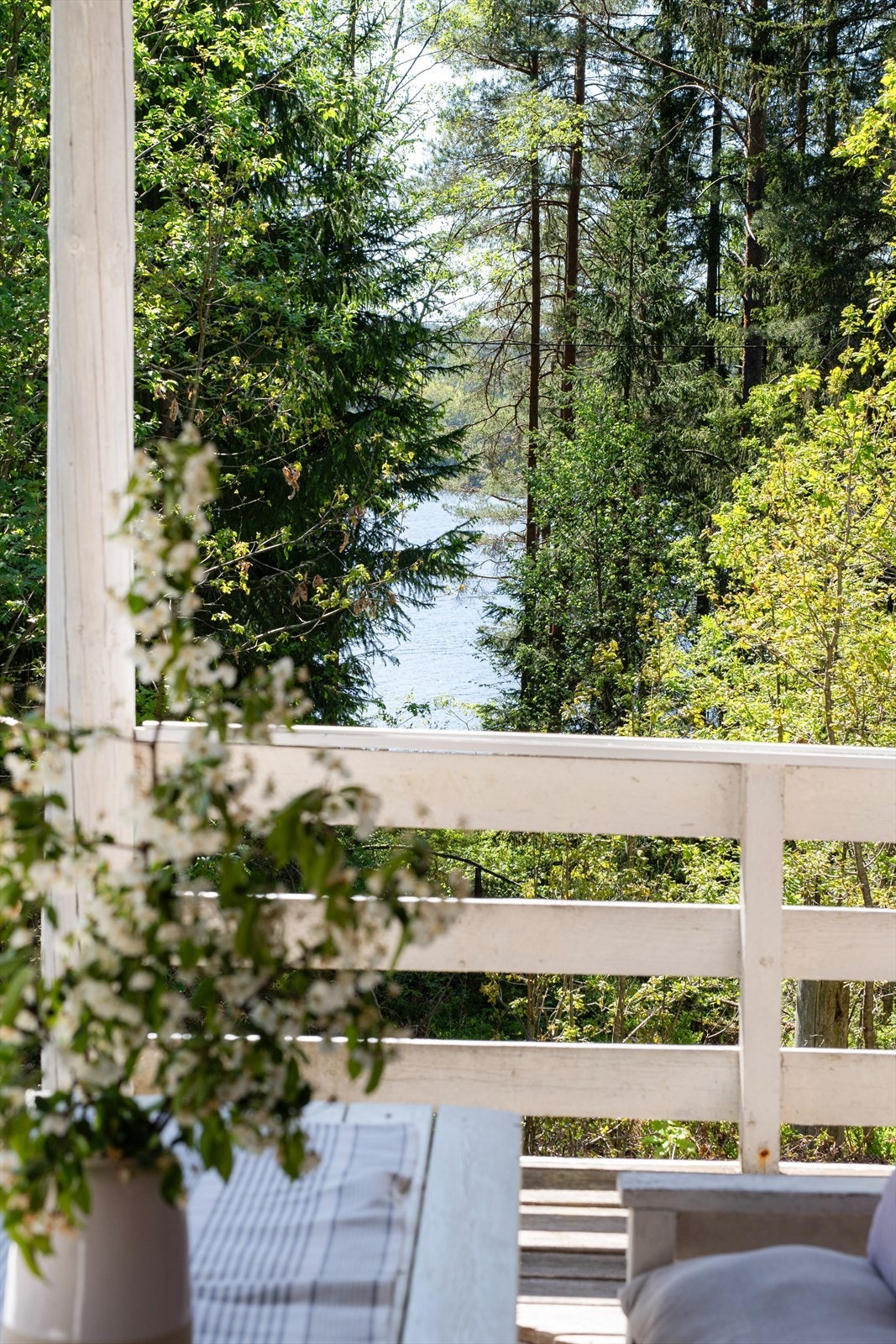 Fint utsyn fra terrassen. Galleribilde