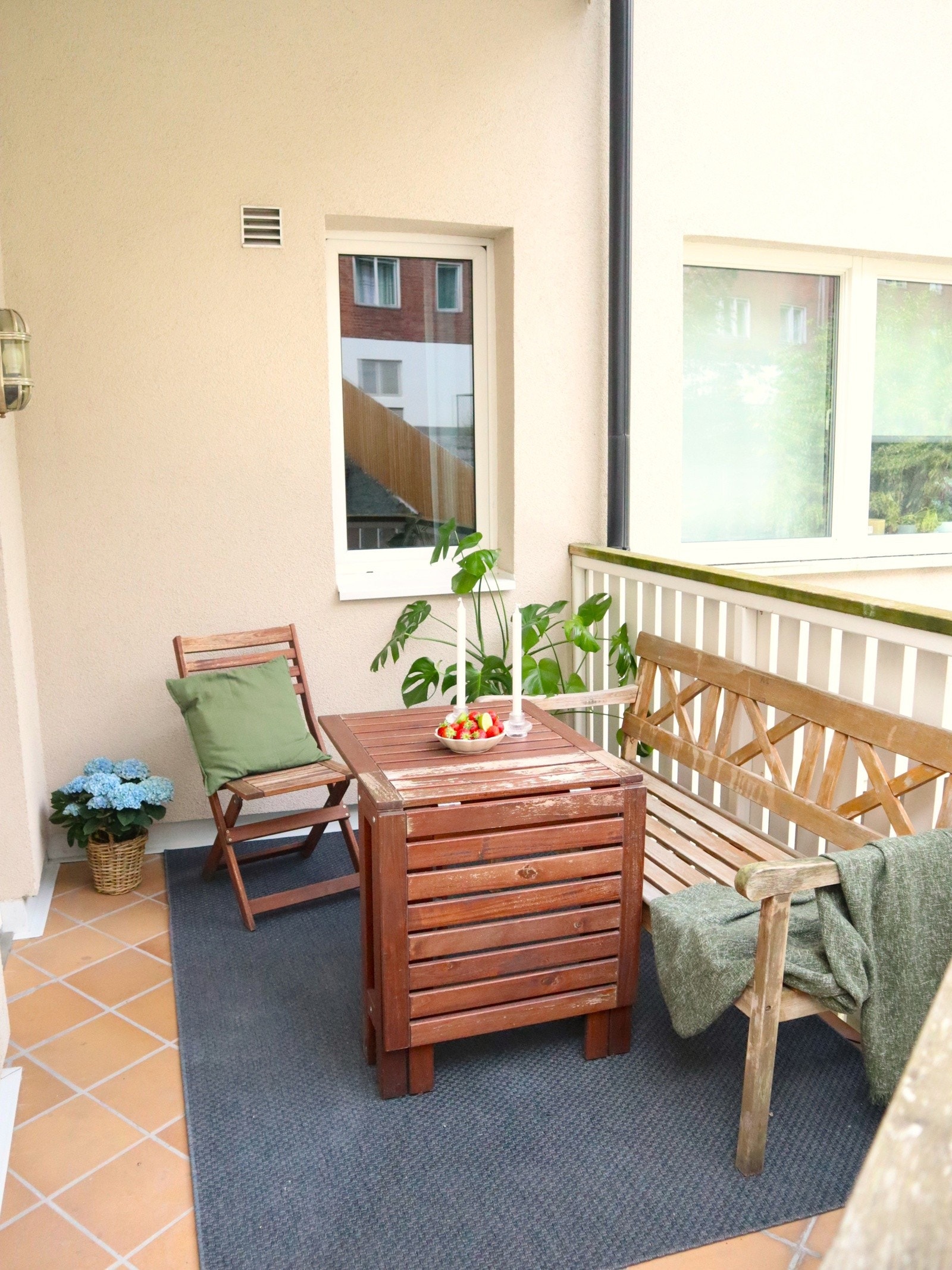 Fra stuen er det utgang til en herlig balkong på 8m². Galleribilde