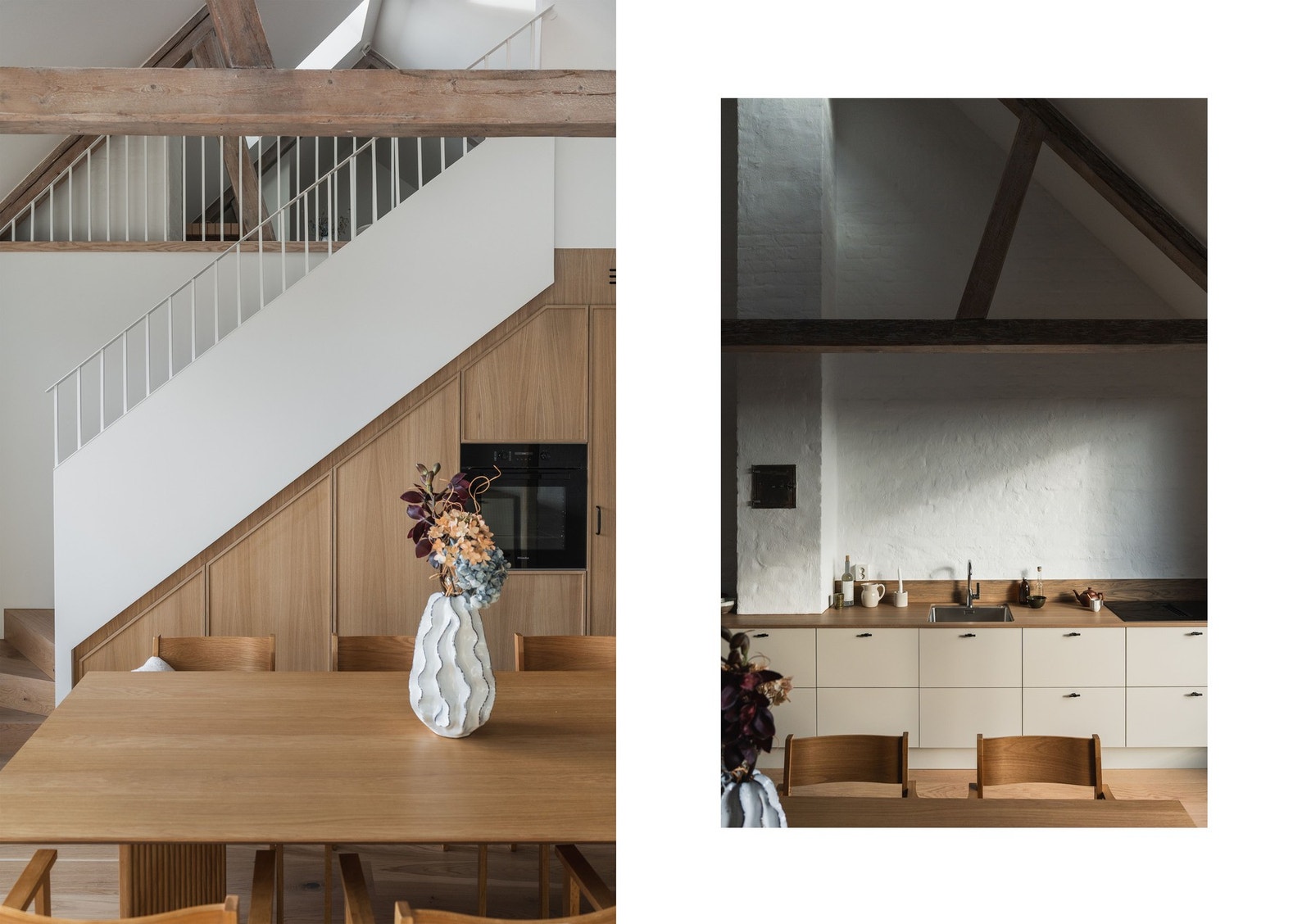 Boligen har gjennomgående bruk av skreddersydde løsninger, tidløse eikedetaljer og eksklusive materialvalg i en diskré utførelse. Galleribilde