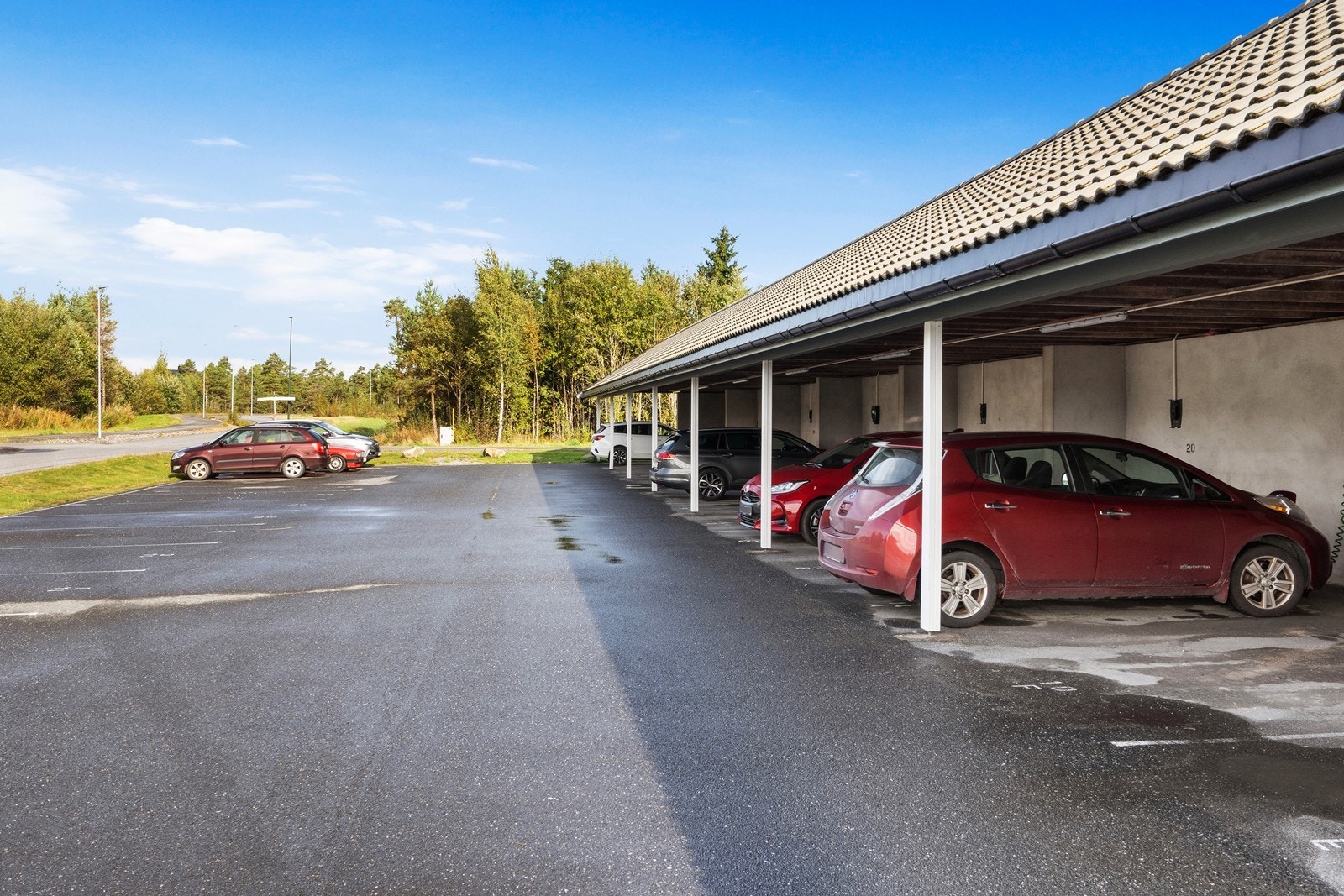 Felles parkeringsområde Galleribilde