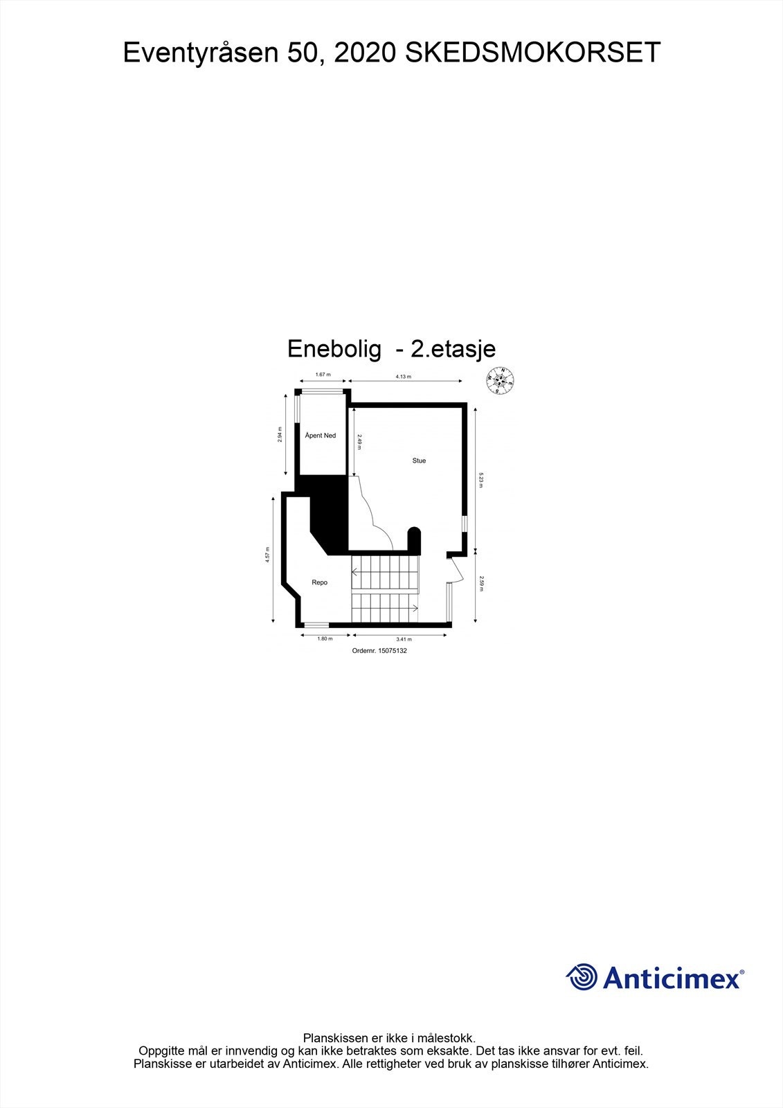 Plantegning - 2.etasje Galleribilde