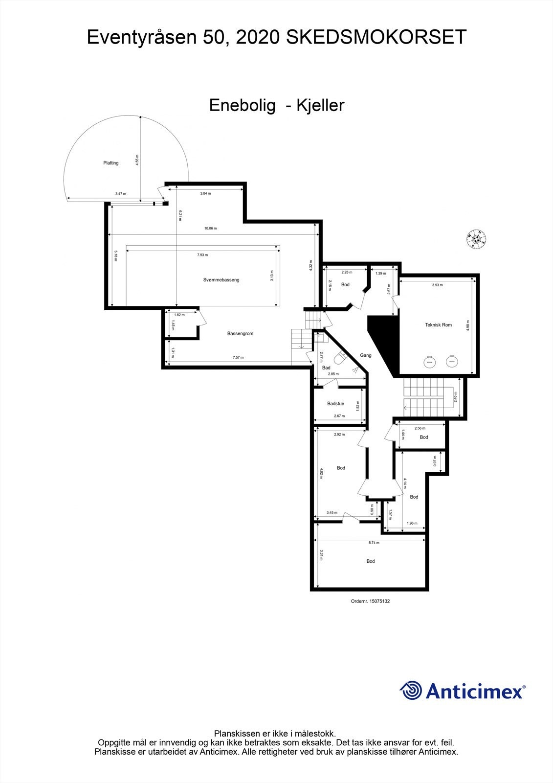 Plantegning- Kjeller Galleribilde