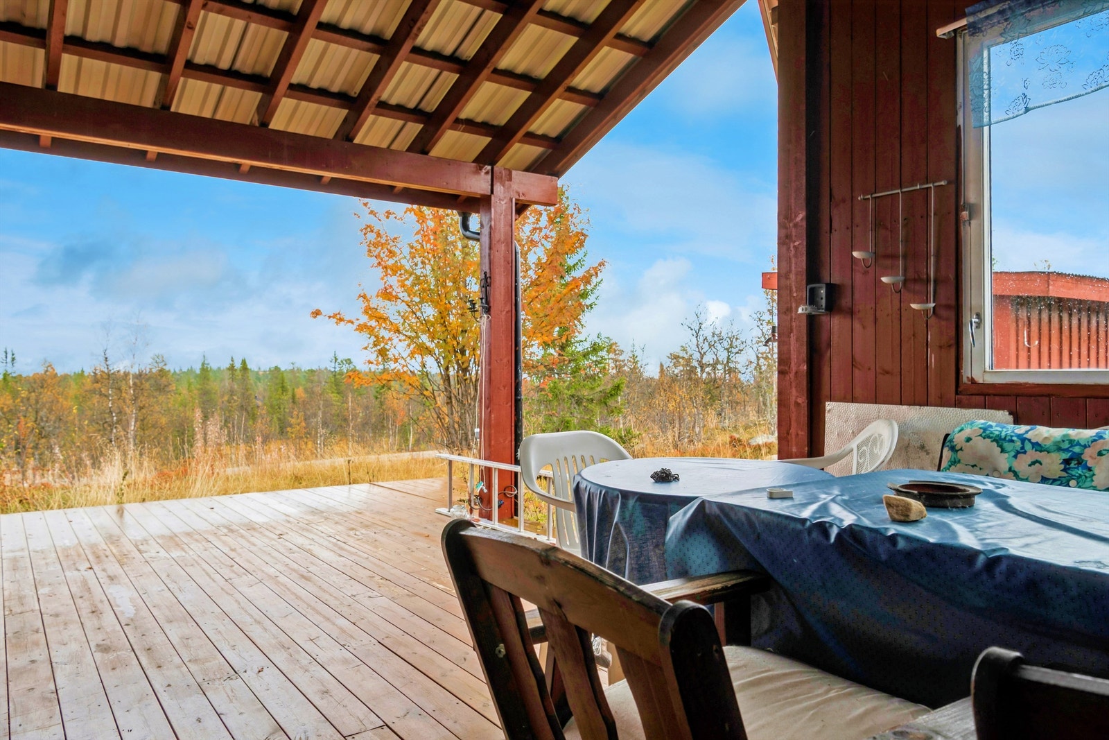 Herfra har man en fin oversikt over den omkringliggende naturen. Galleribilde