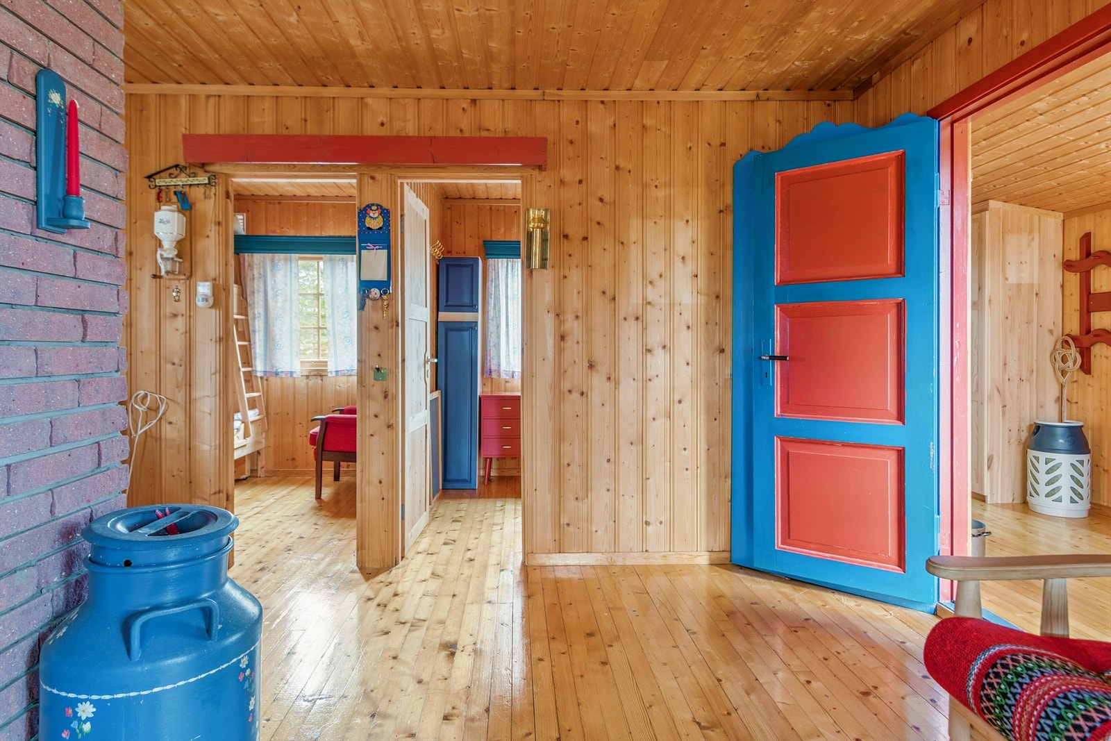 Videre fra stuen er det tilgang til hyttas to soverom. Galleribilde