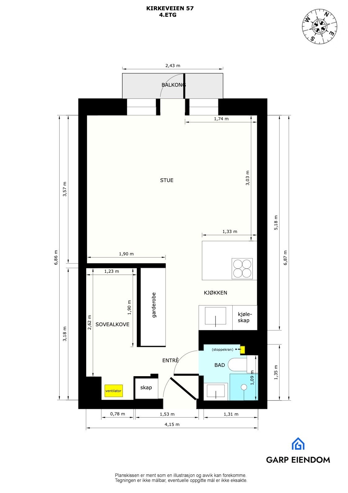 Planløsning. Galleribilde