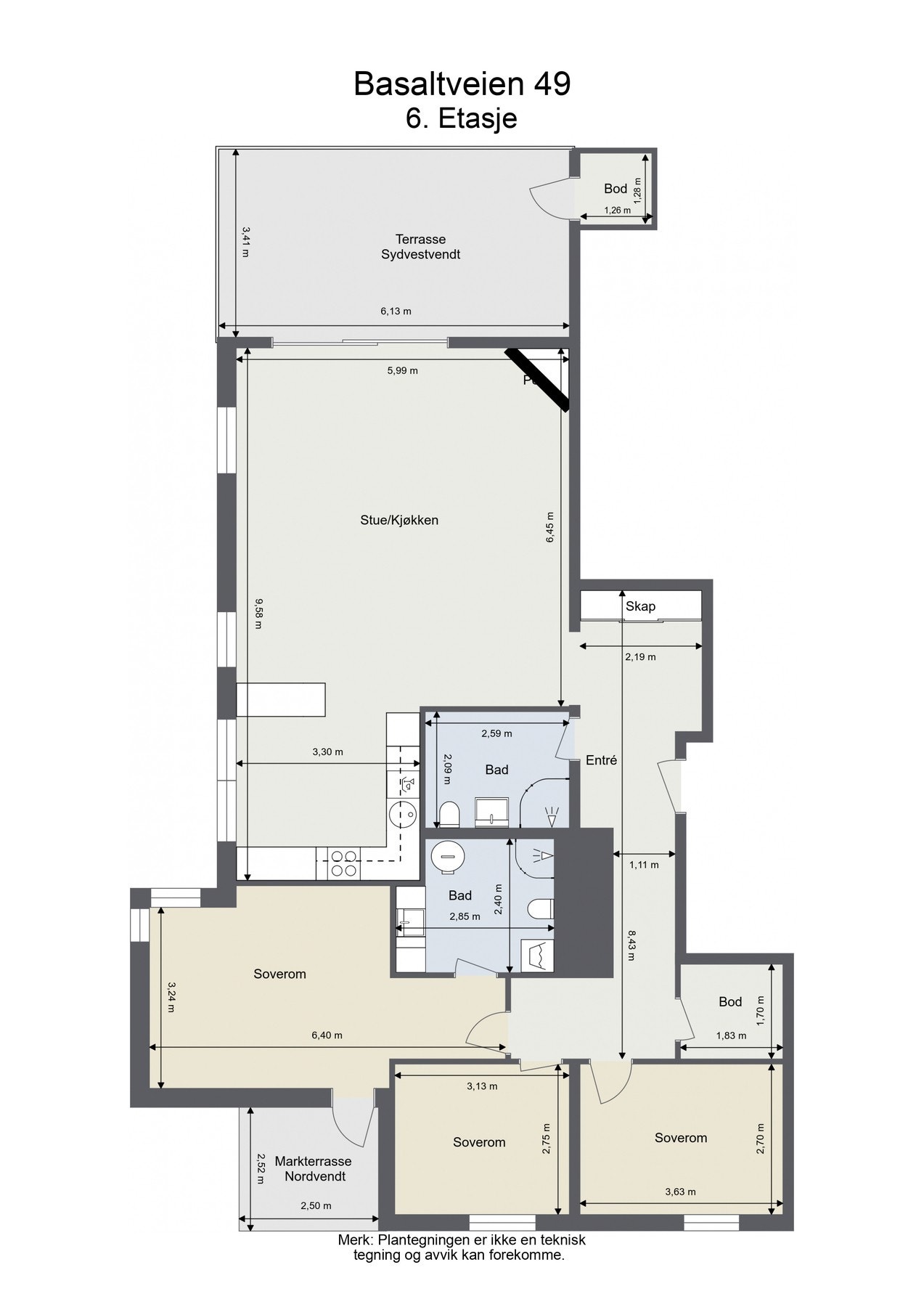 Plantegning. Galleribilde