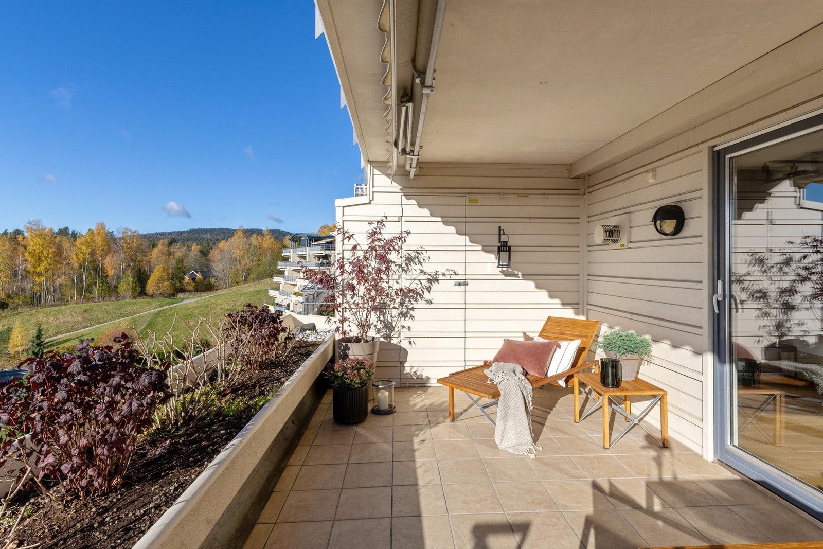 I tilknytning til terrassen ligger en bod på 2 kvm. Galleribilde