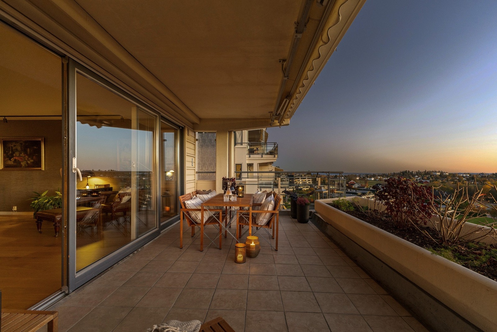 Det er god plass til å innrede med ønsket utemøblement. Galleribilde