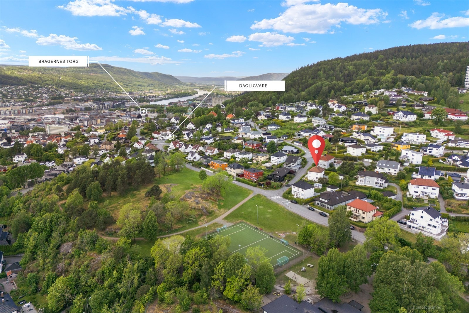 Er man ikke kjent i området vil det anbefales å gjøre seg kjent og spør gjerne megler om tips og råd Galleribilde