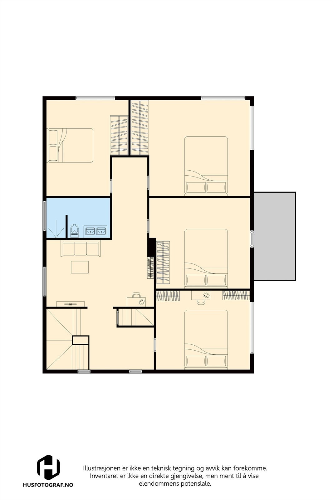 Planskisse - 2. etg. Galleribilde