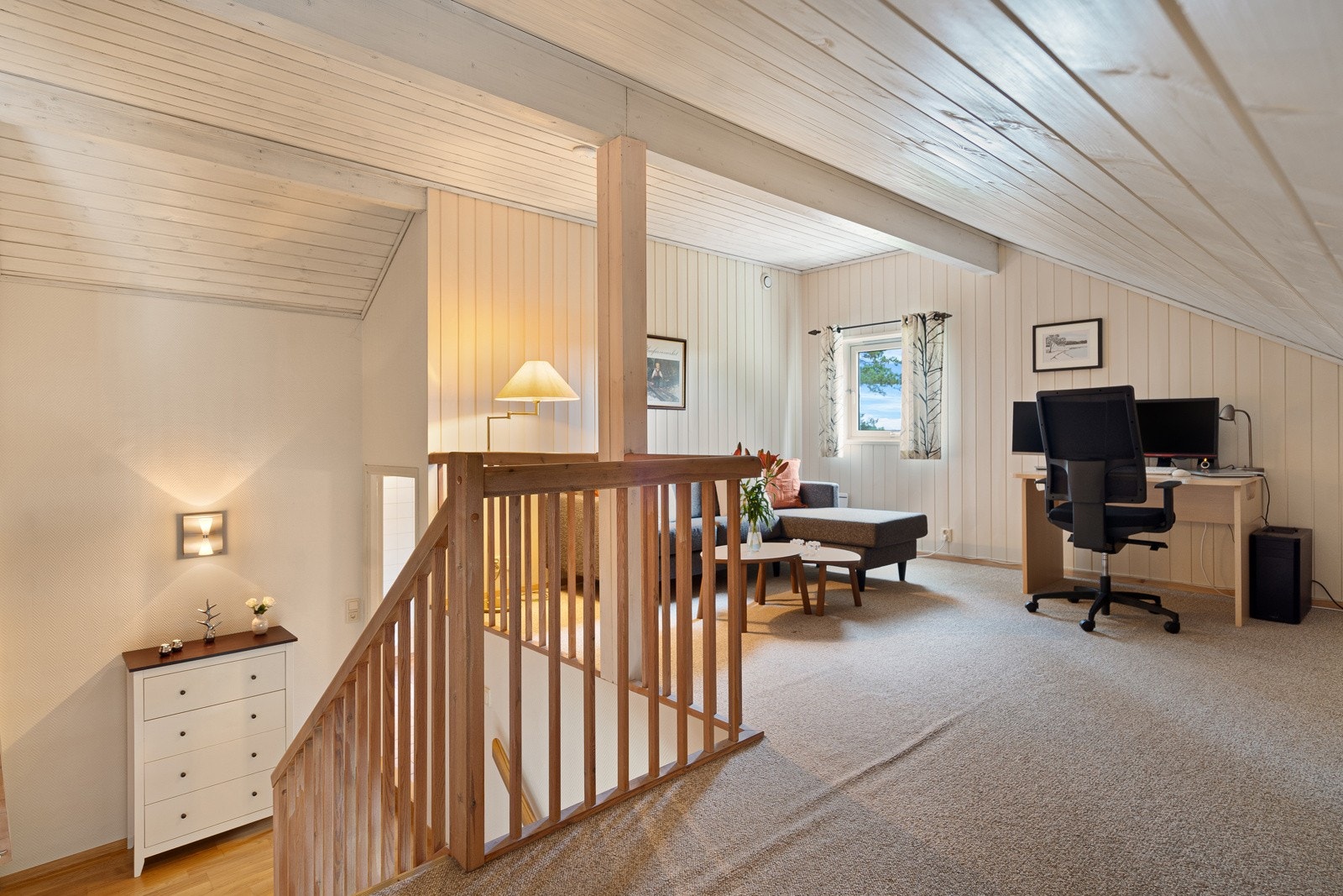 Flott loftstue (mulig å sette opp lukket vegg) Galleribilde