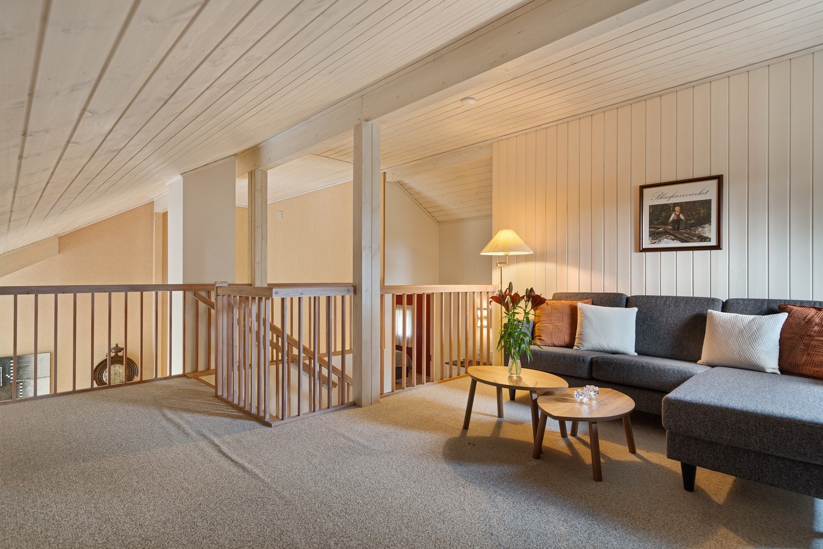 Flott loftstue (mulig å sette opp lukket vegg) Galleribilde