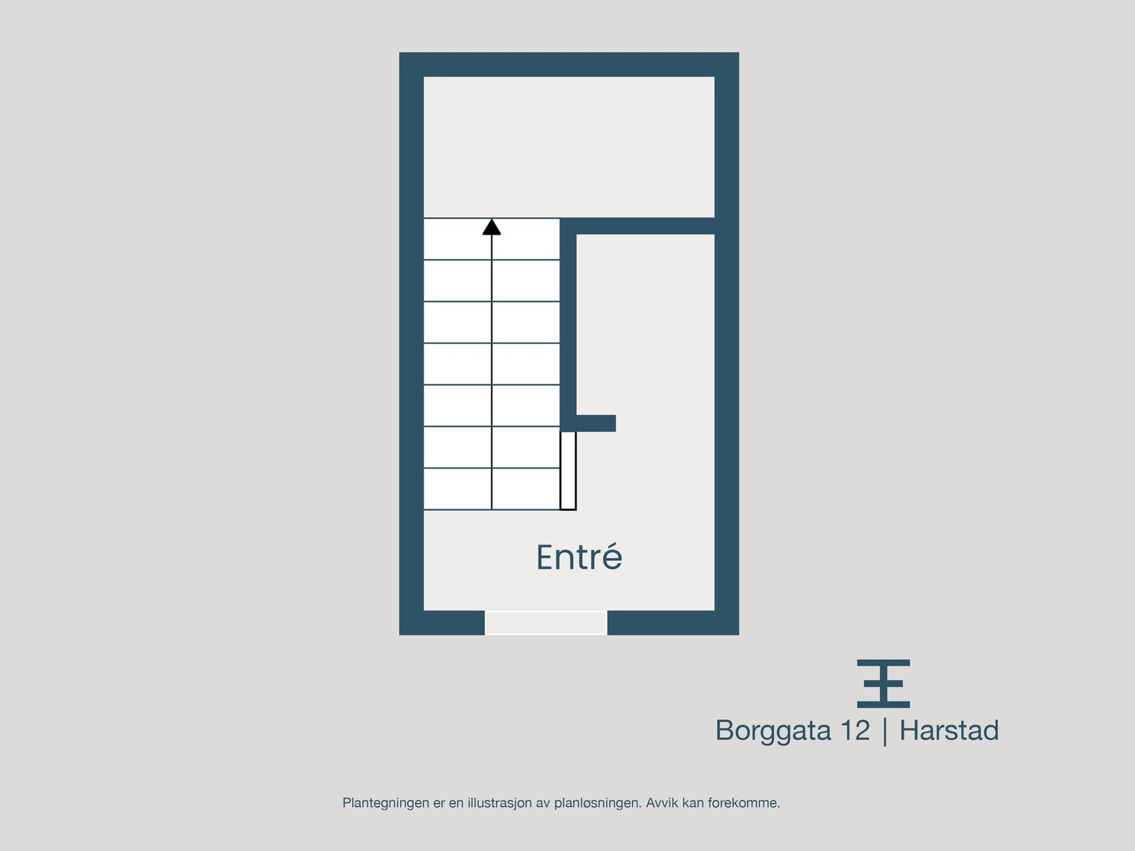 Plantegning 1. etasje Galleribilde