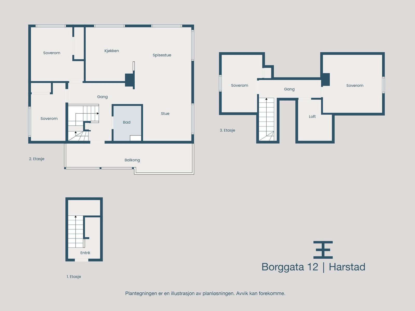 Plantegninger samlet Galleribilde