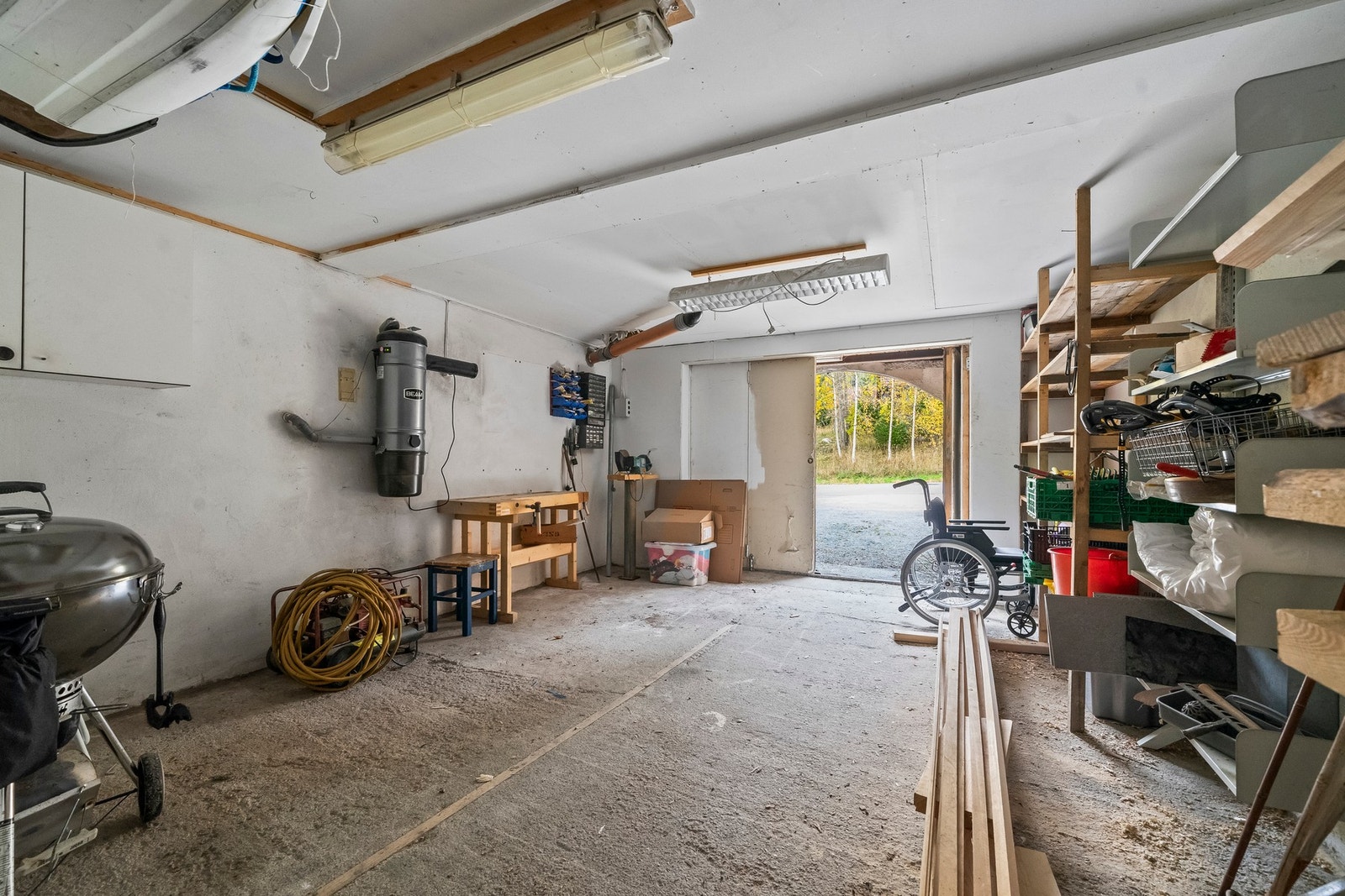 Garasje kjelleretasje. Galleribilde