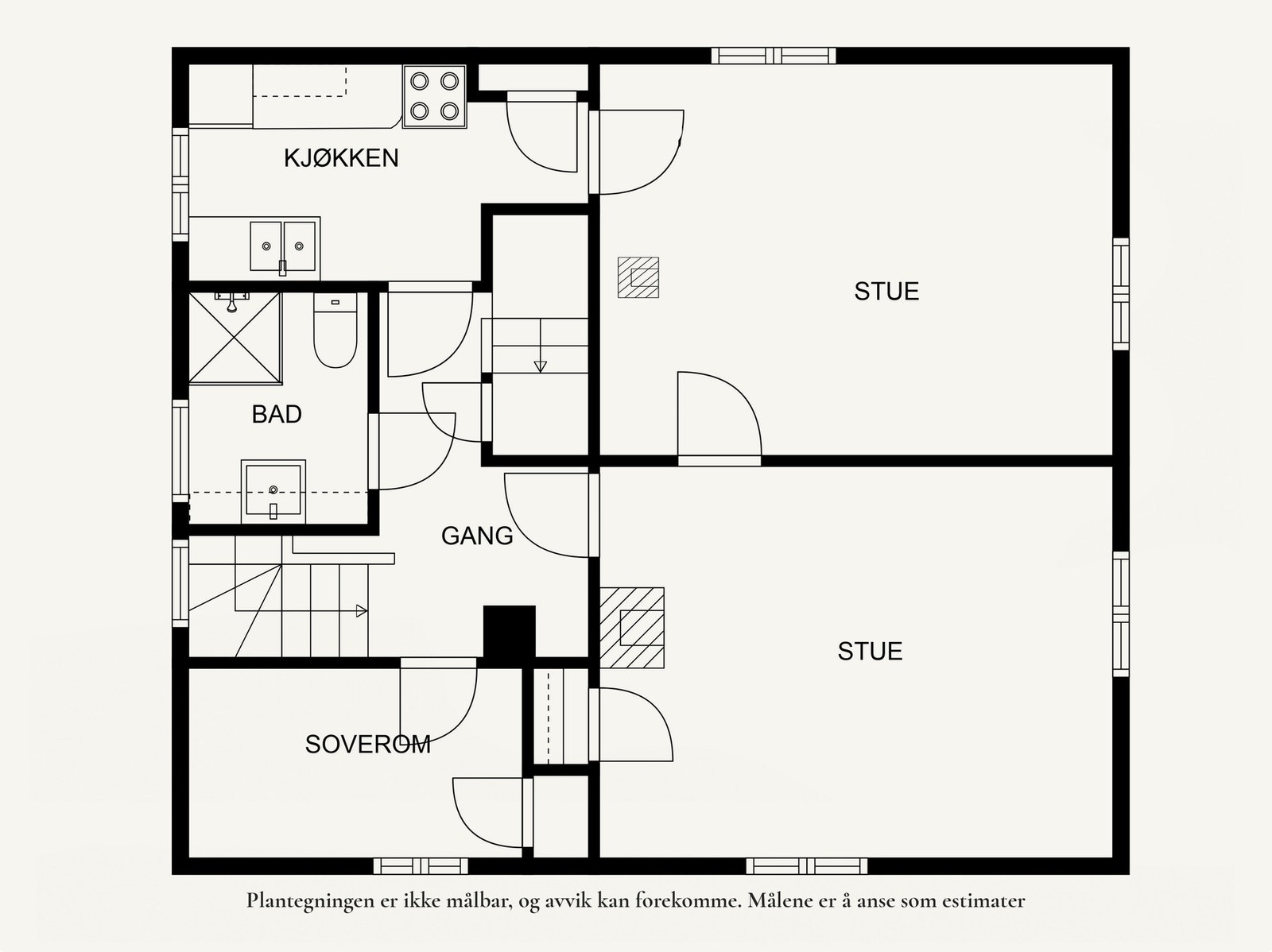 Plantegning 2. etasje. Galleribilde