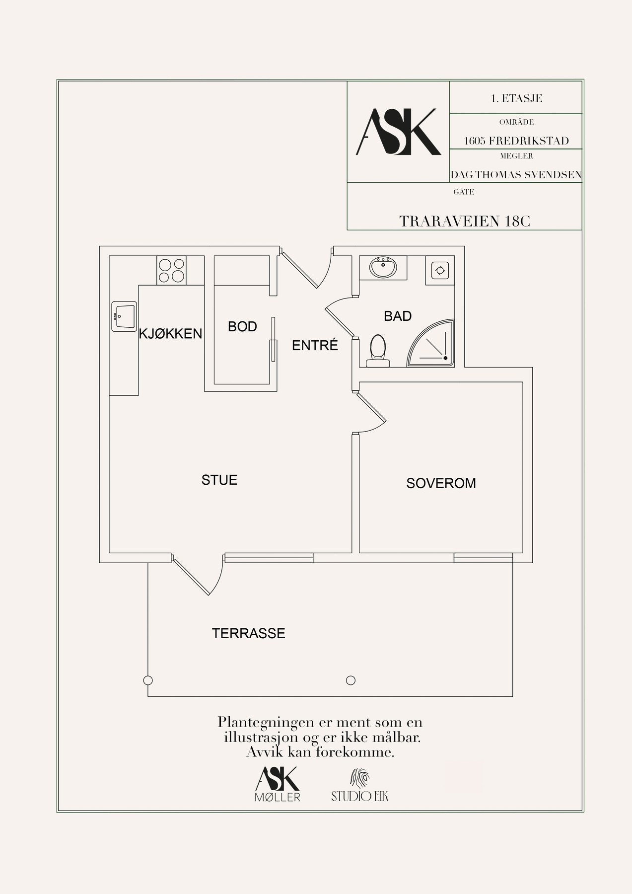 Plantegning Galleribilde