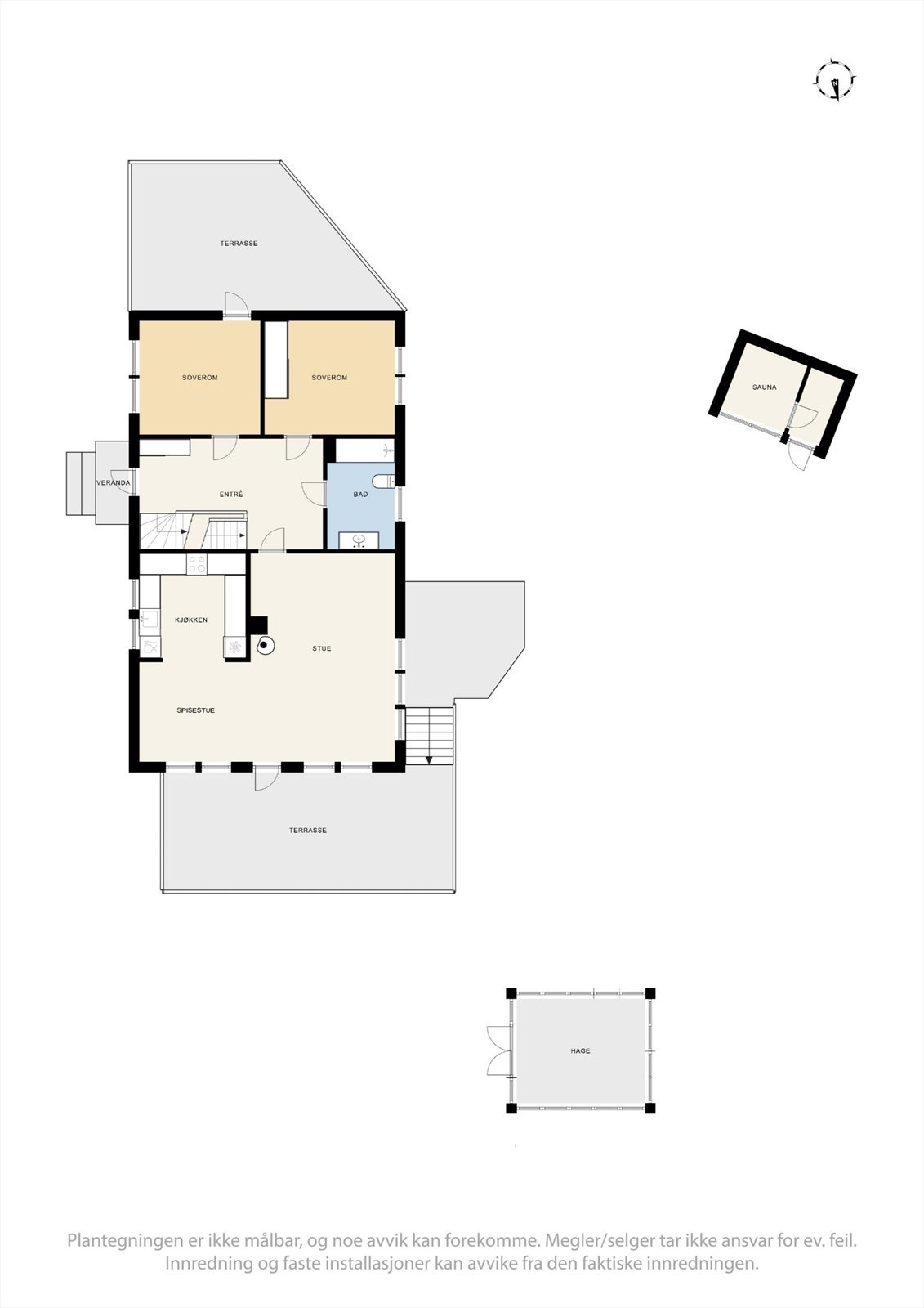 Plantegning 1. etasje. Galleribilde