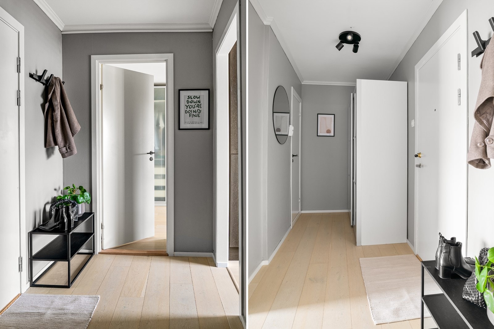 I gangen er det også god plass til stor gardeobe Galleribilde