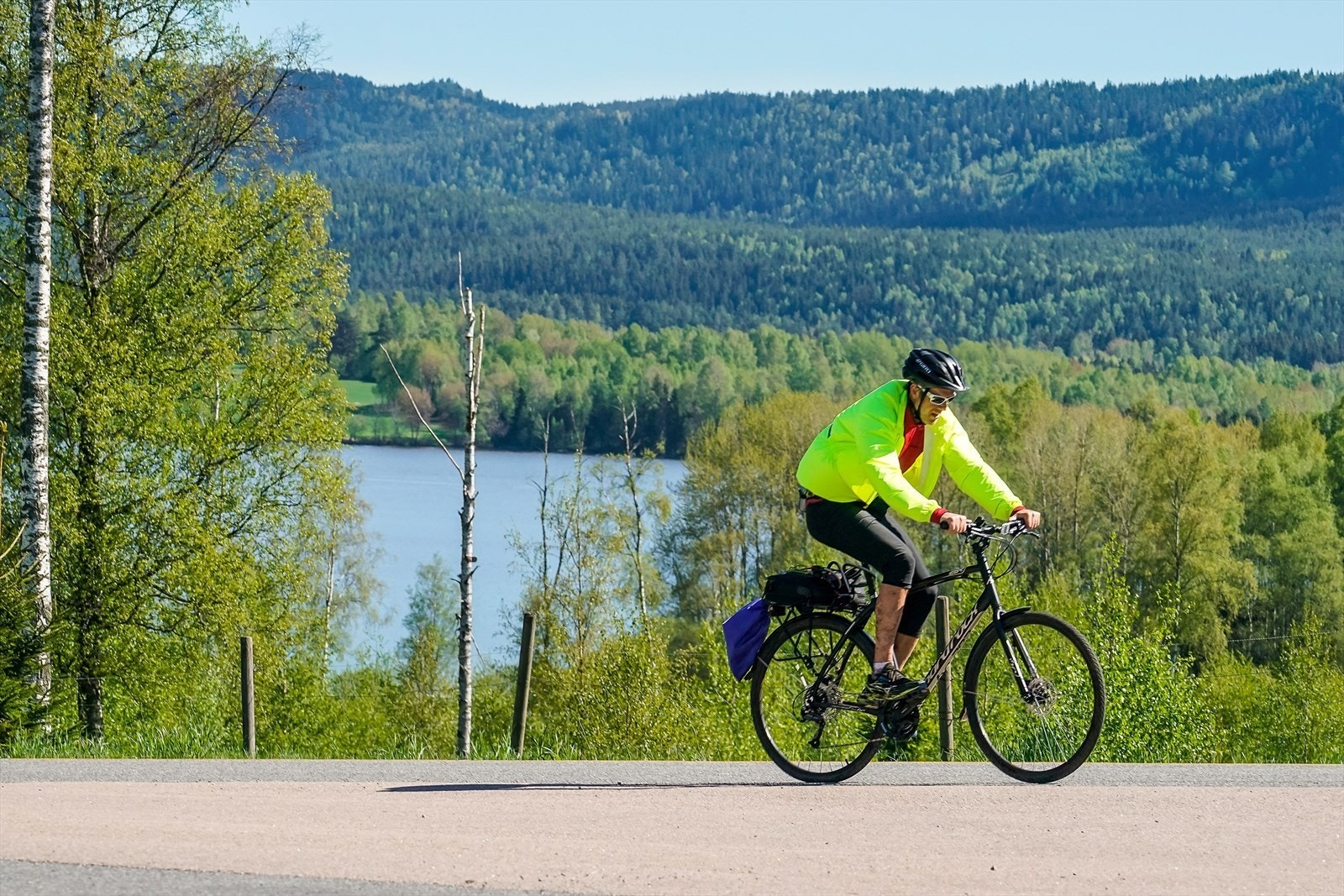 Det er flotte turmuligheter rundt Maridalsvannet med flotte grusveier i et stort stinett Galleribilde