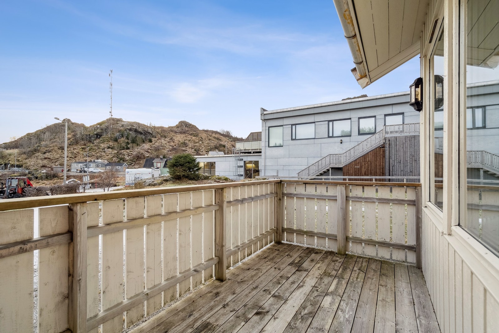 Utsikt fra stuebalkongen. Galleribilde