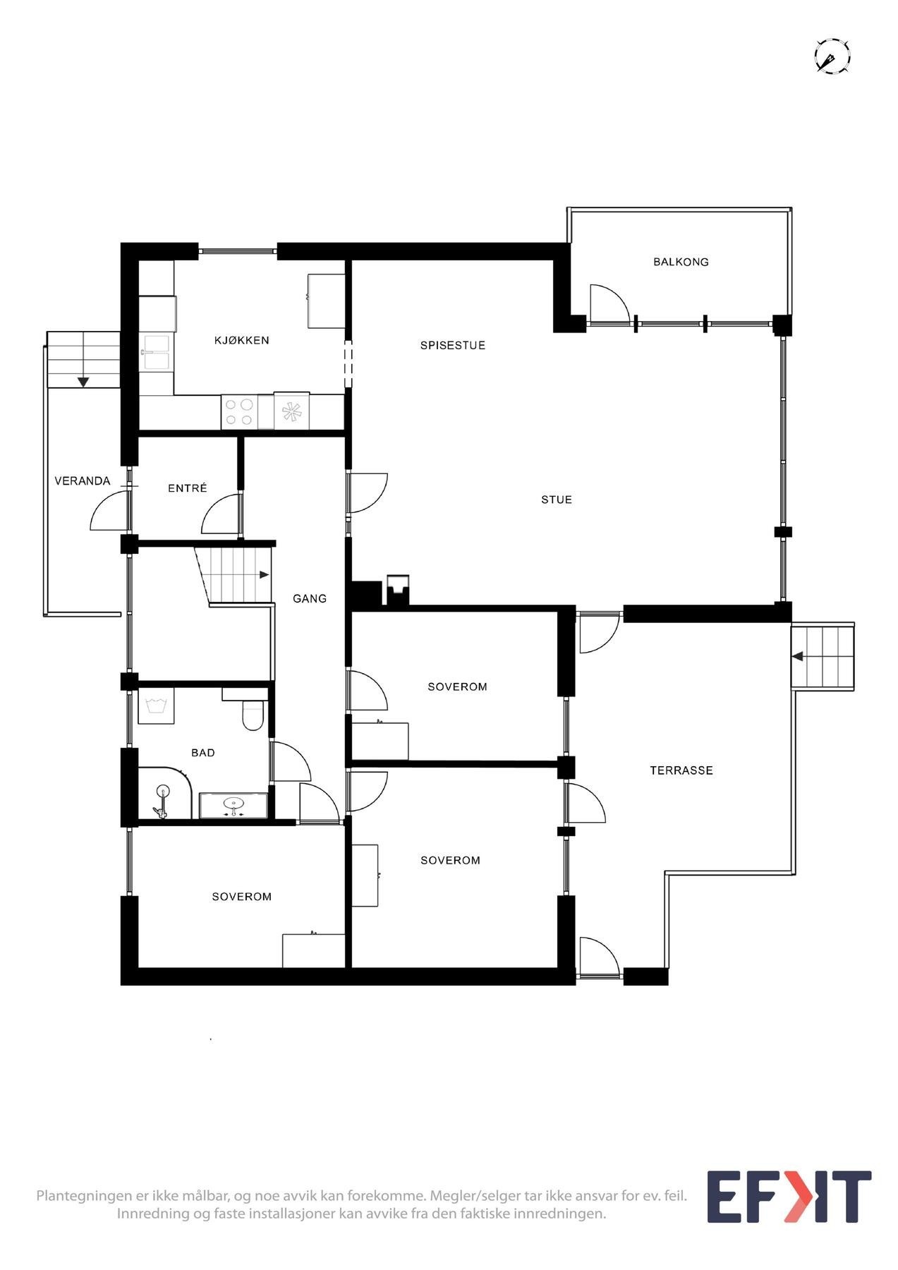 Planskisse 1. Etasje Galleribilde