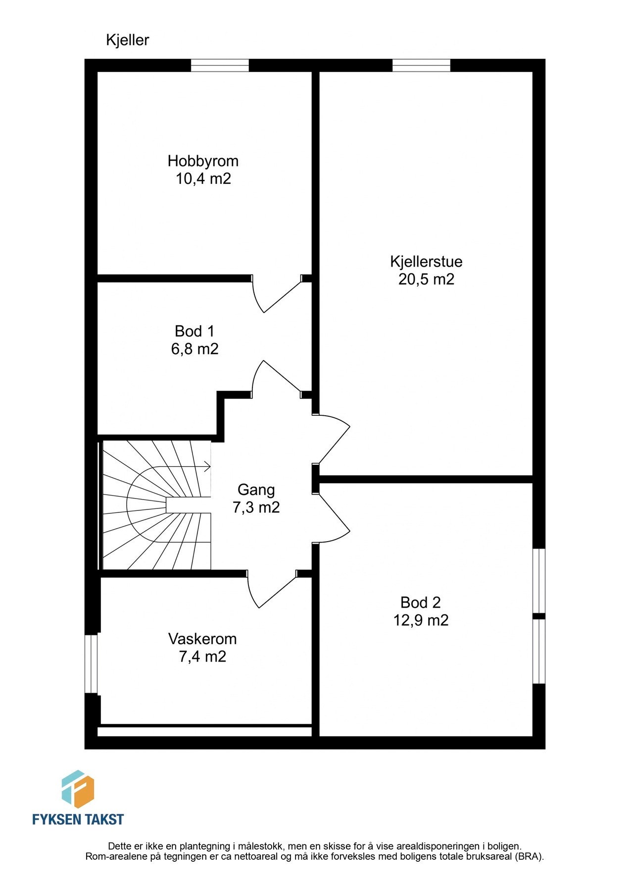 Planskisse Galleribilde