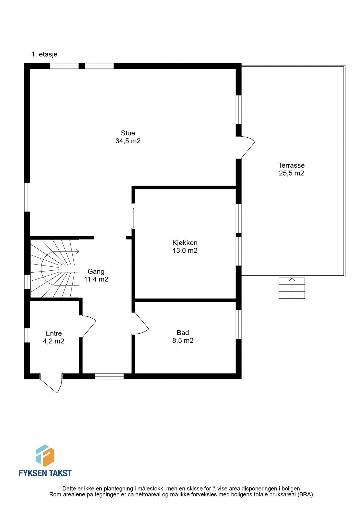 Planskisse Galleribilde