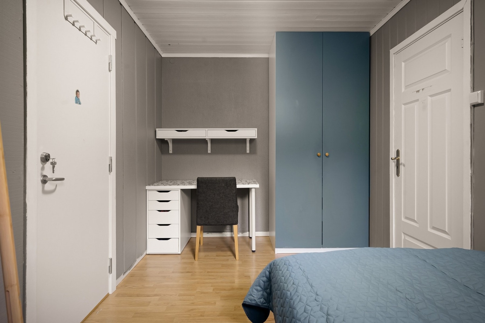 Soverom 3. Fra dette soverommet er det dør inn til teknisk rom Galleribilde