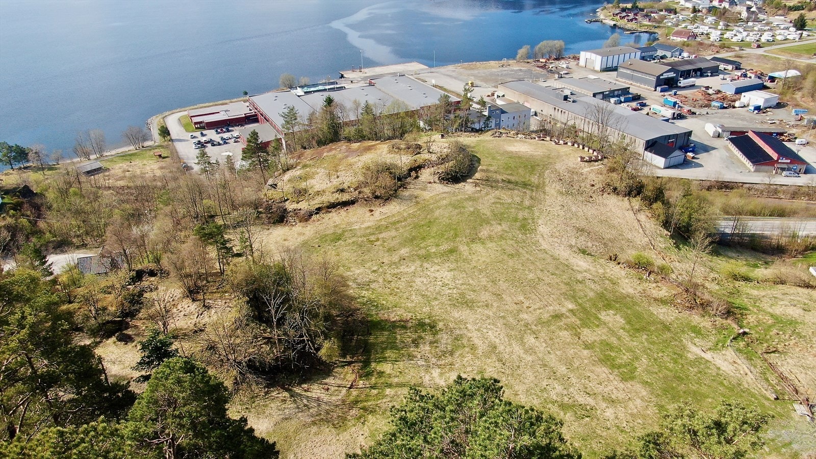 Oversikt tomtefelt Galleribilde