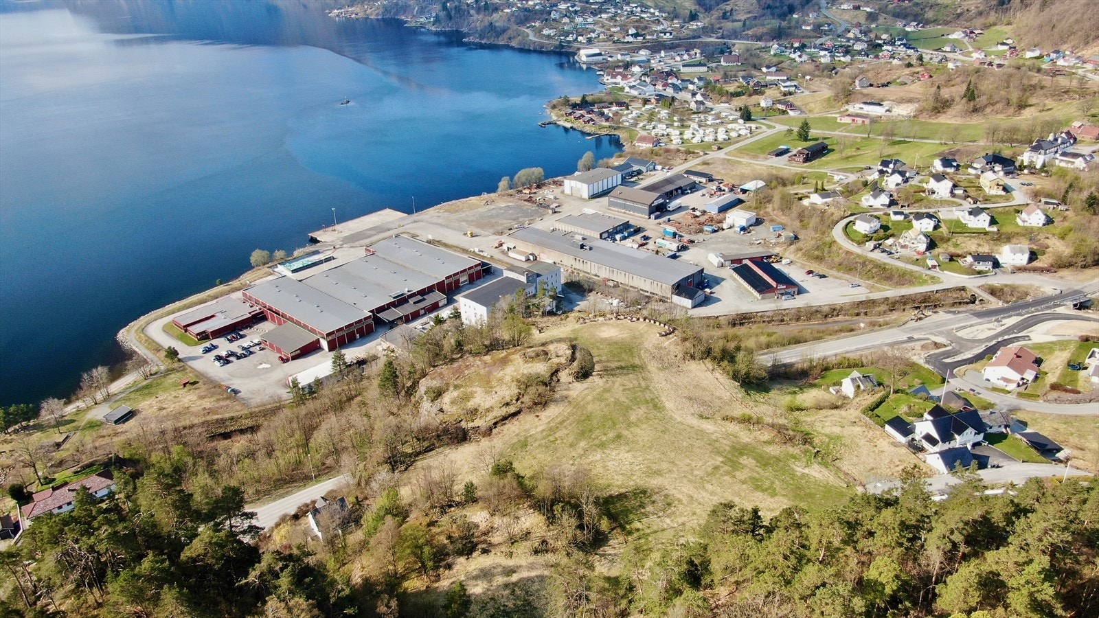 Oversikt tomtefelt Galleribilde